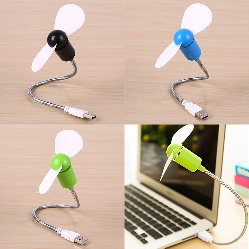 1pc Mini USB Fan Spielereien flexibel cool Für Laptop PC Notizbuch Für Laptop Schreibtisch PC Computer Notizbuch *