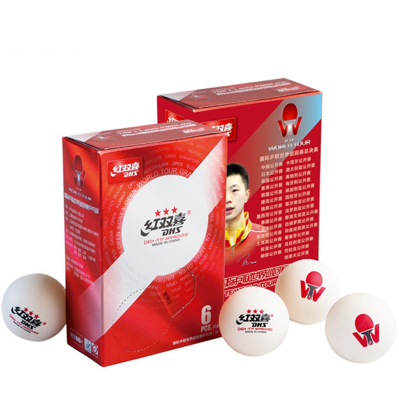 Bola de tenis de mesa DHS DJ40 para los Juegos Olimpicos de Tokio, aprobado por ITTF, gira mundial de , plástico ABS DHS 3 Star Pelotas de Ping Pong: WTDJ40 12PCS