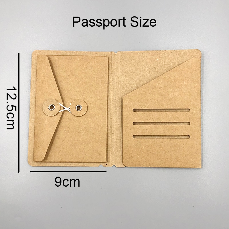 Fromthenon Kraft Paper Envelope Organizer For Midori Travelers Notebook Diary Refills Planner Accessories Tickets Cards Passport