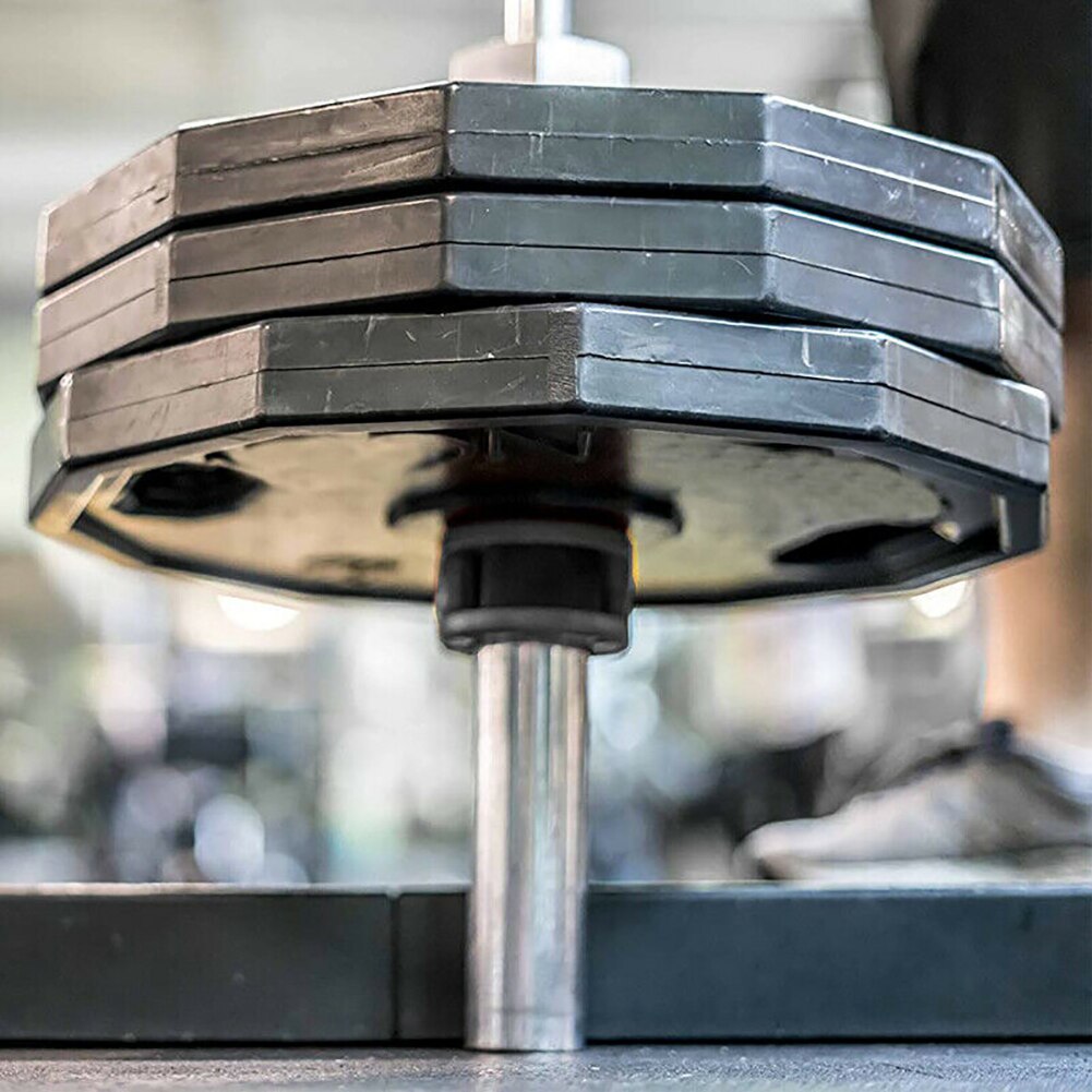 1 par 25mm hantlar skivstång klämmor krage lås fitness muskulation standard tyngdlyftning gym spänne ett klick lås