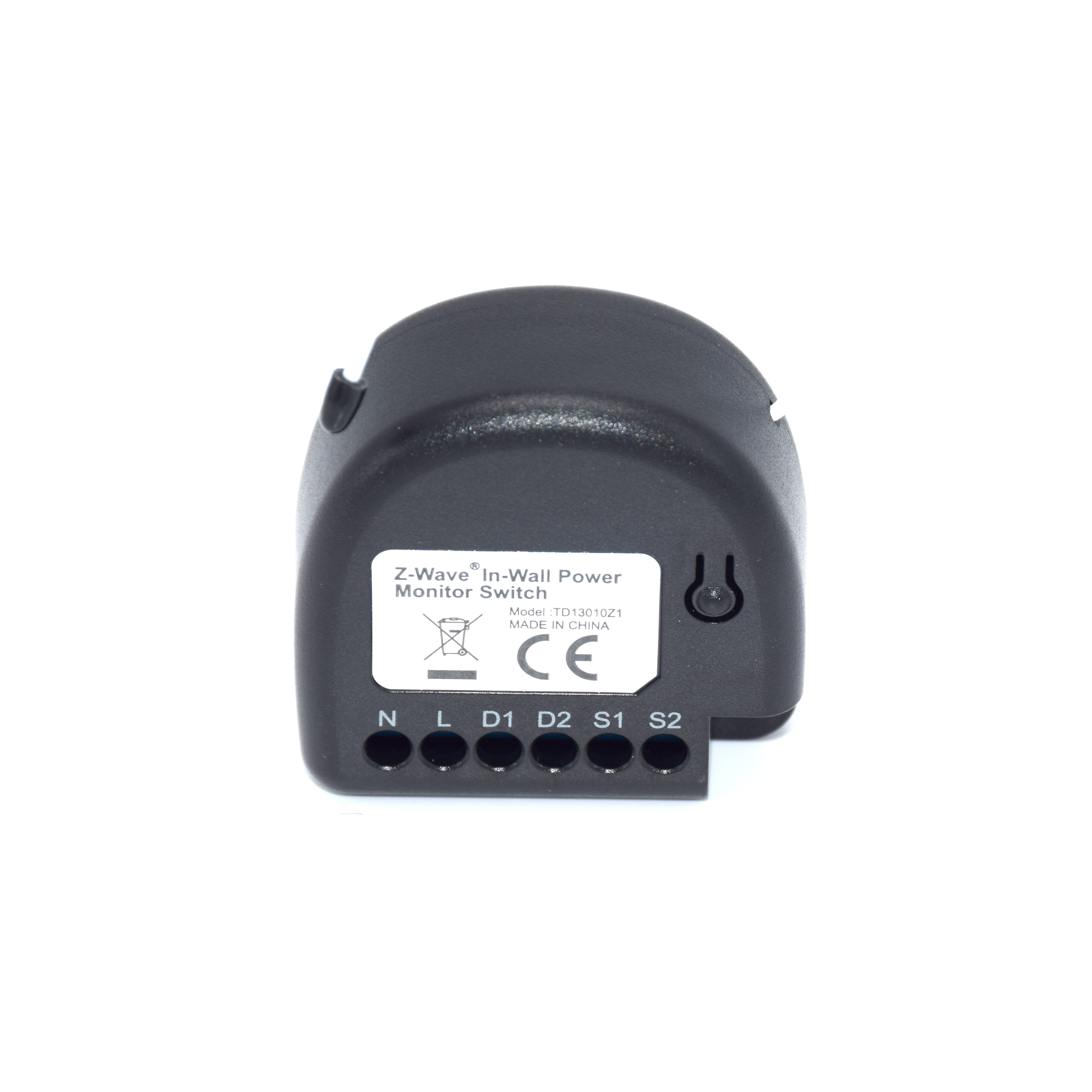 Z-Wave Plus In Muur Rolluik Schakelaar Module Controller Nul Kruising Met Energie Meter Monitor Functie