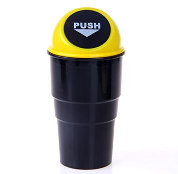 Car Trash Can Rubbish Gargage Holder Storage Bucket Accessories For Peugeot 307 206 308 407 3008 406 208 508 301 408 5008: YELLOW
