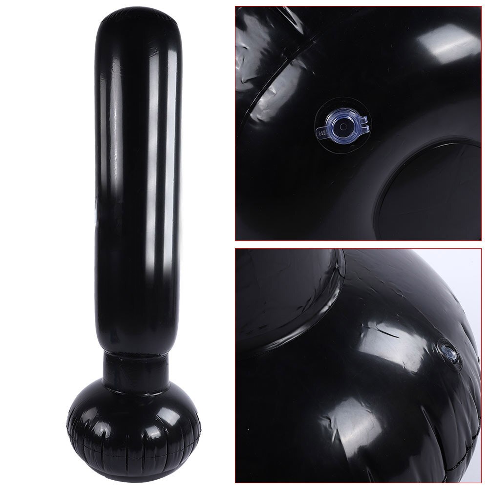 Sammenleggbar pvc oppblåsbar boksesekk trening Fitness tumbler bag trykkavlastningstilbehør til innendørs og utendørs