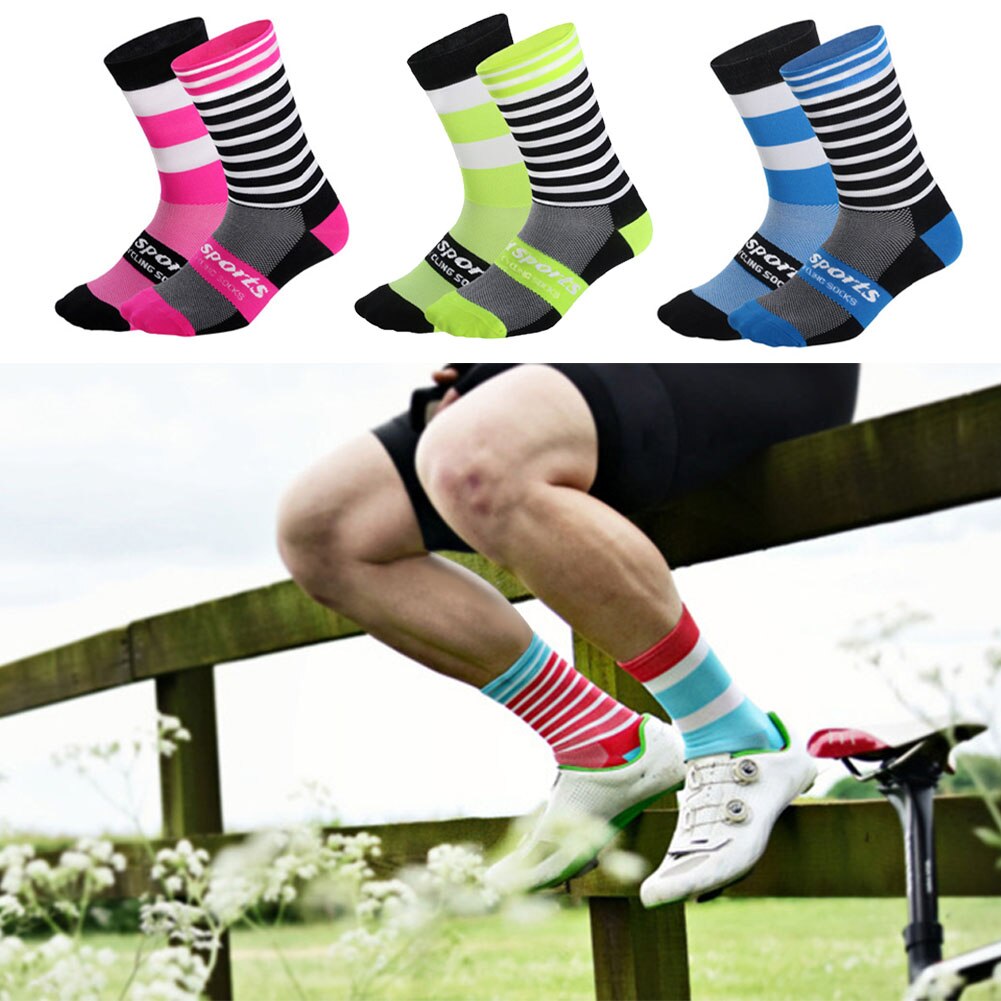 1 paar Tragen Beständig Professionelle Radfahren Socken Compression Outdoor Sport Casual Erwachsene Klettern Nahen Rohr Racing Wandern