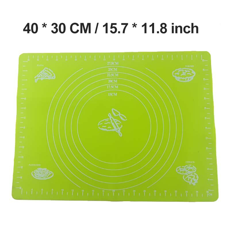 Siliconen Bakken Mat Vel Deeg Rollende Gebak Kneden Mat Schaal Pad Koken Oven Liner Pad Gebruiksvoorwerpen Bakvormen Bakken Tools: B