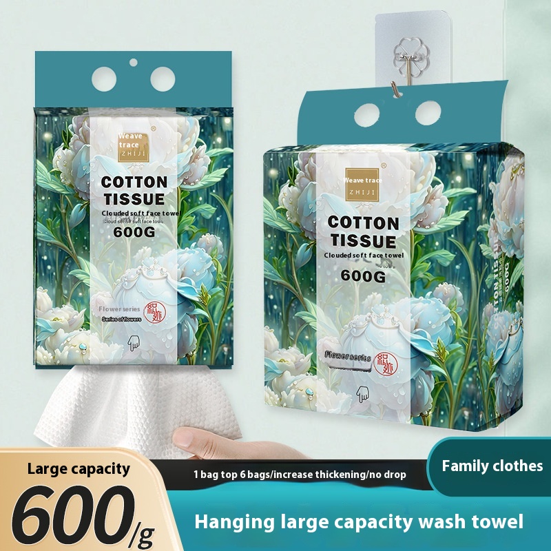 Washandje van katoen, handig, om op te hangen, reinigingsdoekje, vergroot, uittrekbaar, make-up remover doekje, zacht katoenen doekje: Groente
