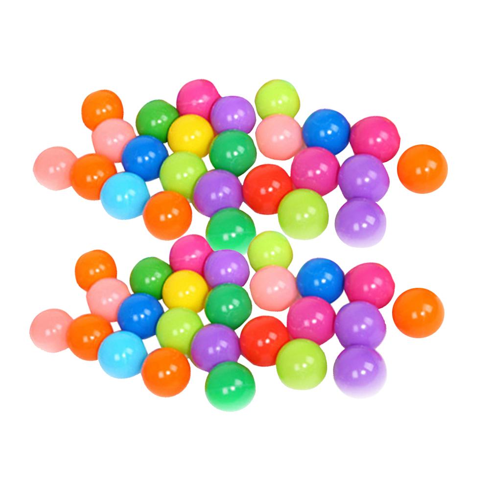 Eco-Friendly Colorful Plastic Soft Ocean Balls for The Pool Baby Swim Pit Ball Toy Outdoor Sports 25/50/100pcs: 50 PCS