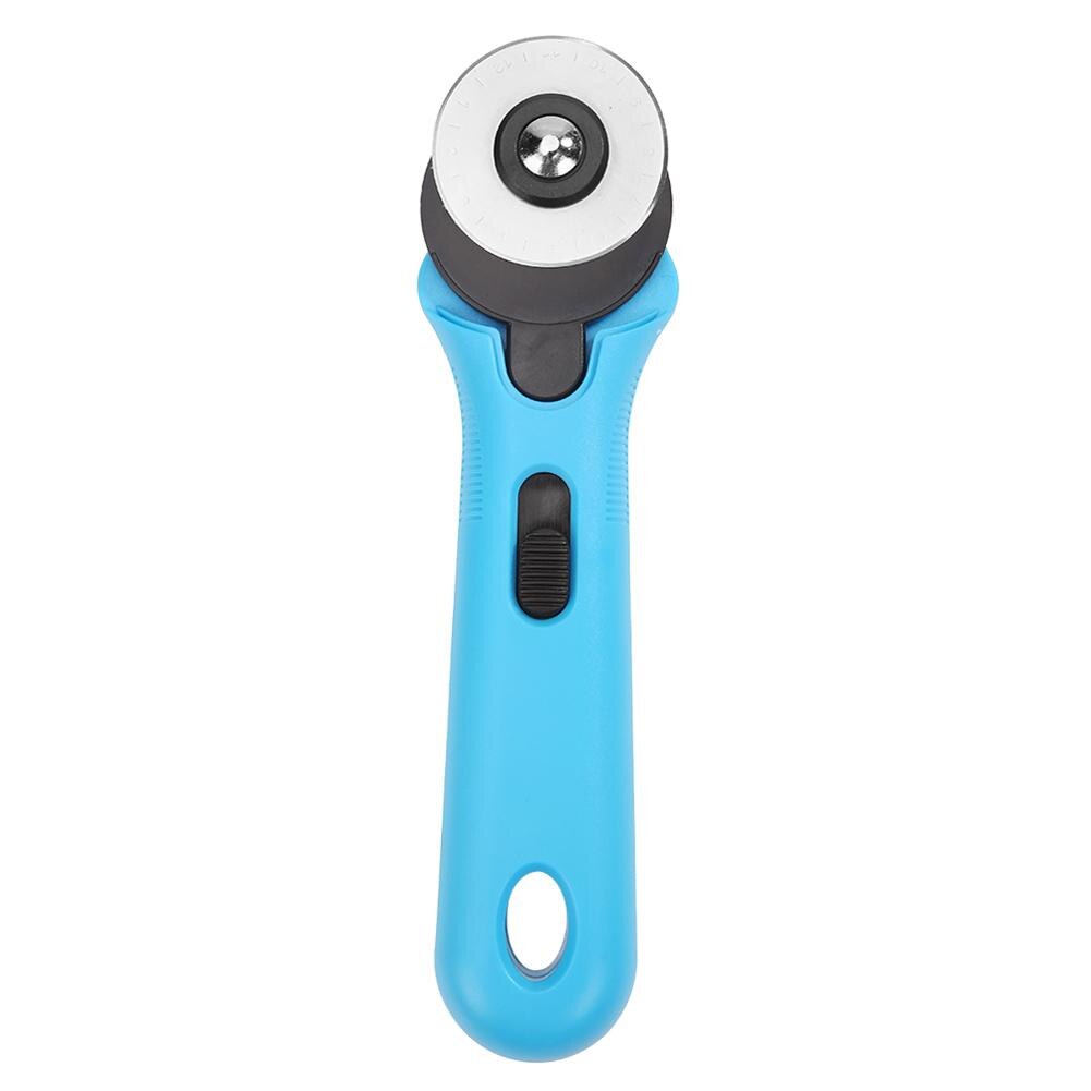 Faca rotativa de 45mm, suprimentos de alfaiate, ferramentas de patchwork, seguro, roda de rolo, faca redonda para corte manual de couro, tecidos, cortador de roda: 45mm Rotary Cutter E