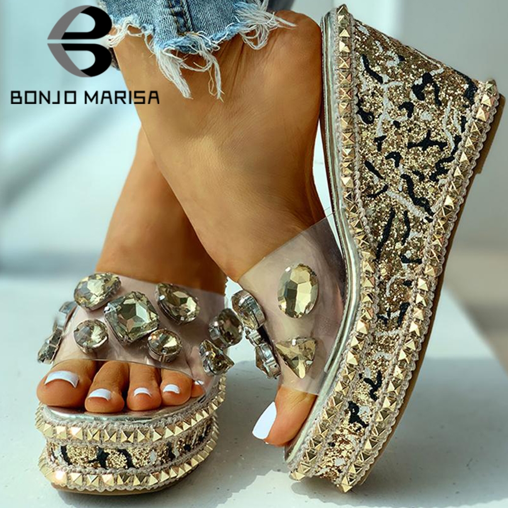 BONJOMARISA-chaussures de babouches à talons – Grandado