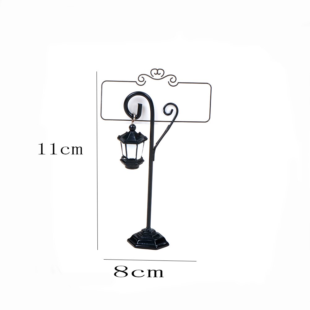 Party Direction 1Pc Streetlight Table Marker Holder Clip Easel Number Place Name Photo Card Stand Wedding Miniature