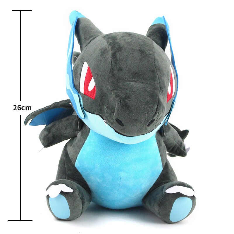 18-34 Centimetri Tapu Koko Houndoom Magikarp Abra Charmeleon Gengar Spheal Charizard Butterfree Giocattoli di Peluche Morbido Peluche Bambola regalo: 30cm blu Charizard