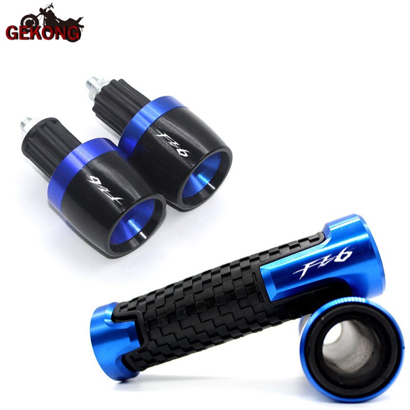 7/8'' 22mm Motorcycle Handlebar Grips Handle Bar Cap End Plug Fit For FZ6 FAZER FAZER600 FZ6S FZ6N FZ6S2 FZ6R S2 SJ6S FZ600