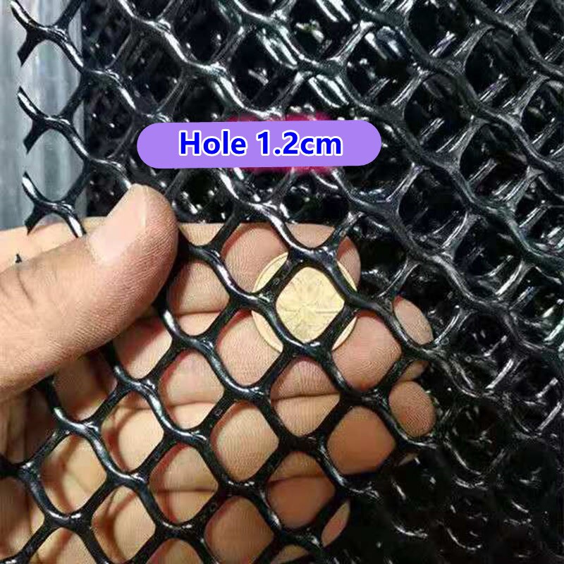 Red negra de para gatos y balcón, rejilla de plástico para el hogar, red para ventanas de 0,4 y 0,8 cm, seguridad para niños, red protectora anticaída para escaleras: M / Naranja