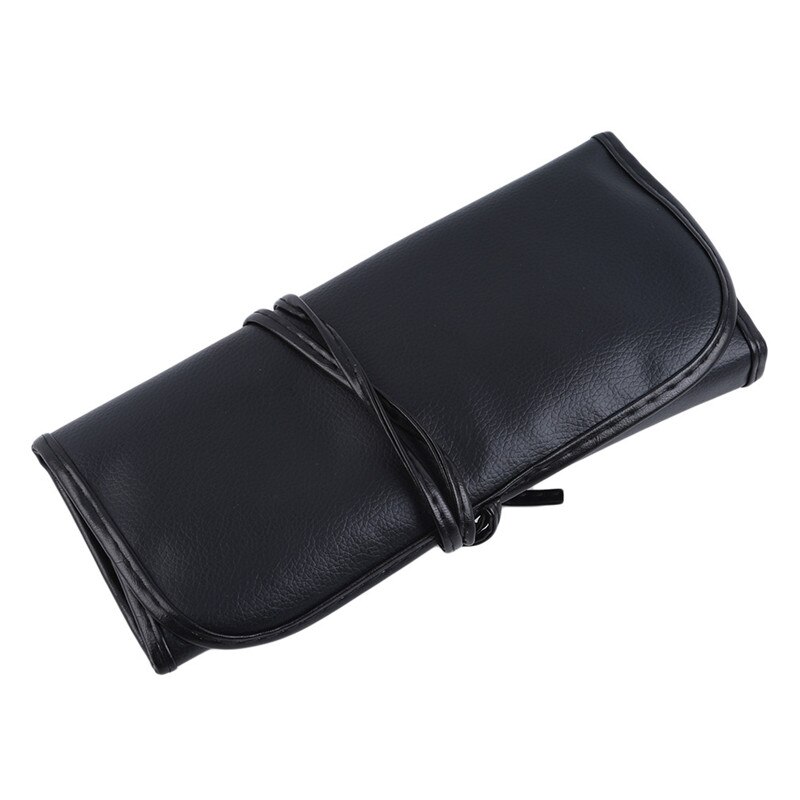 Zwarte tas  of 10 -gats make-up kwast cosmetica kwasten wenkbrauwpoeder foundation oogschaduw pinceaux make-up tool