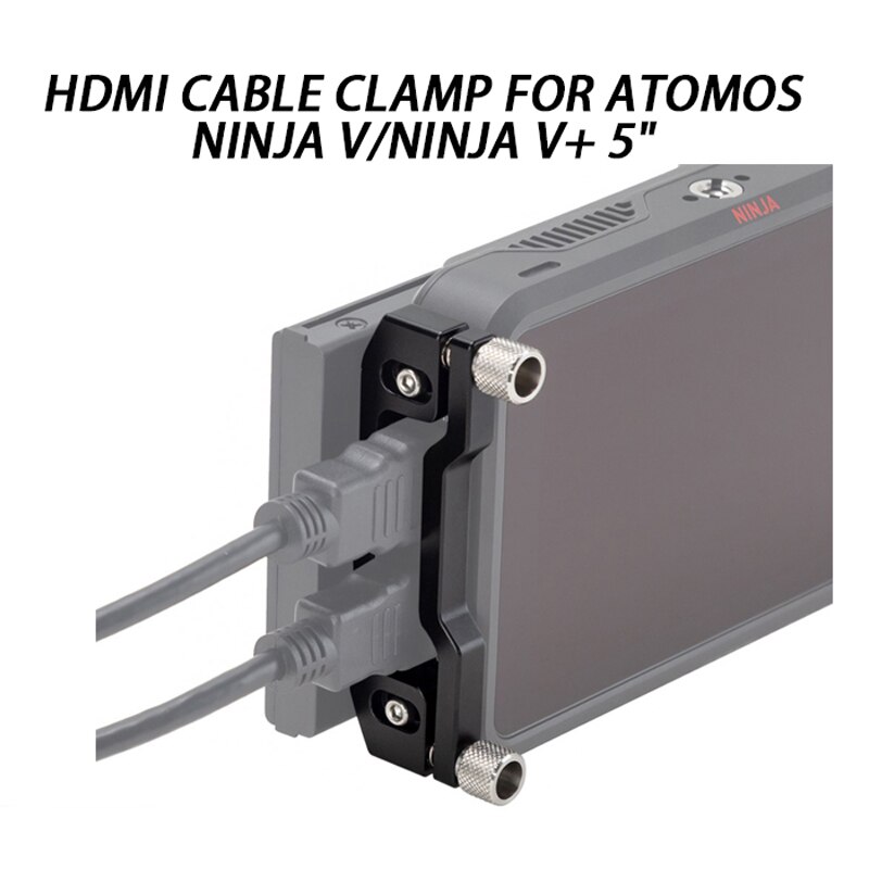 Nitze HDMI Cable Clamp for Atomos Ninja V/Ninja V+ Ninja V Cage 5" PE11