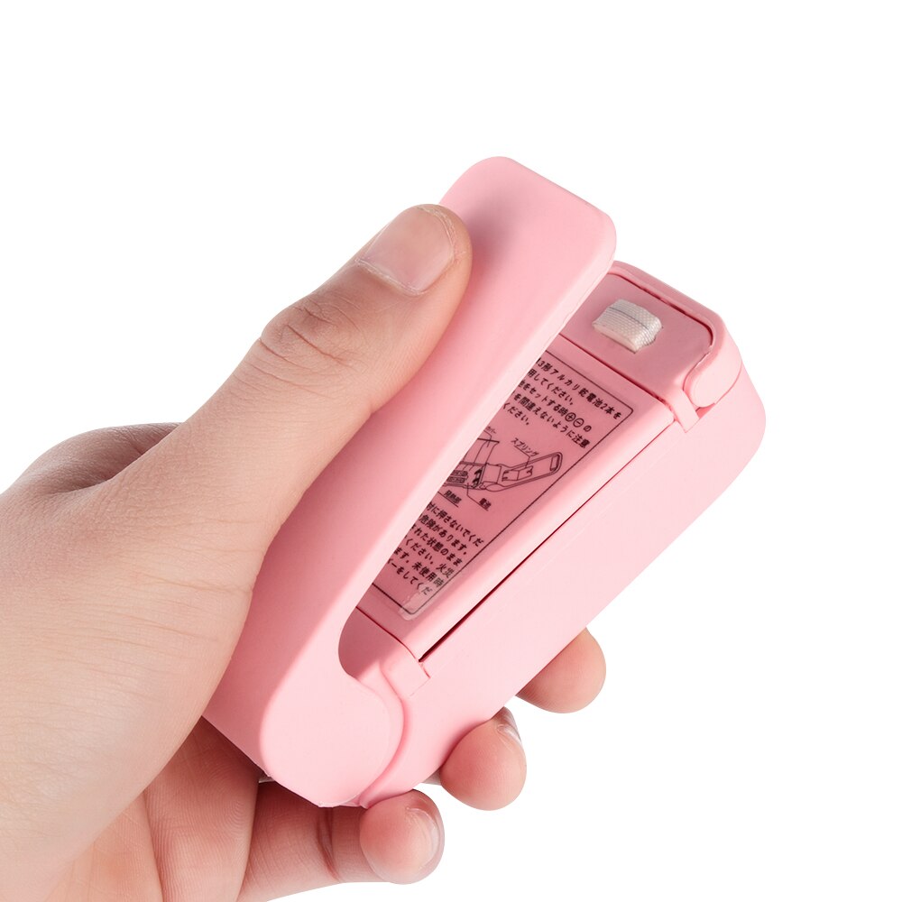 1pc Household Heat Sealing Impulse Sealer Plastic Portable Machine Bag Clip Mini Packing Plastic Package Sealer
