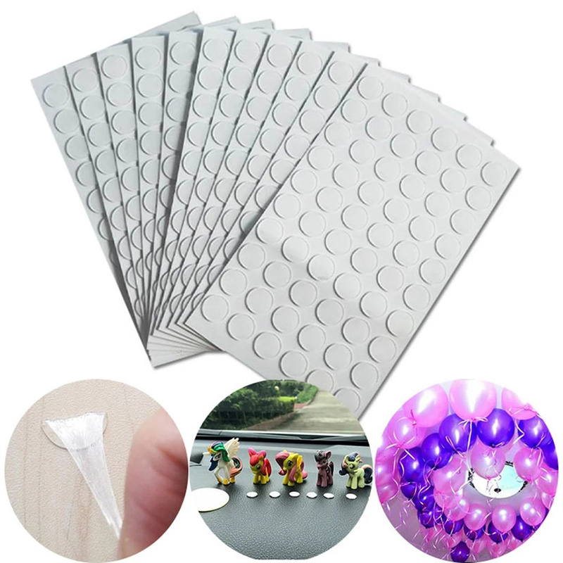 10/15/20mm Klebepunkte Verschlussbänder stärker Kleber transparent Doppelseitiger Acryl Aufkleber Wasserdicht Diy Scrapbooking Handwerk