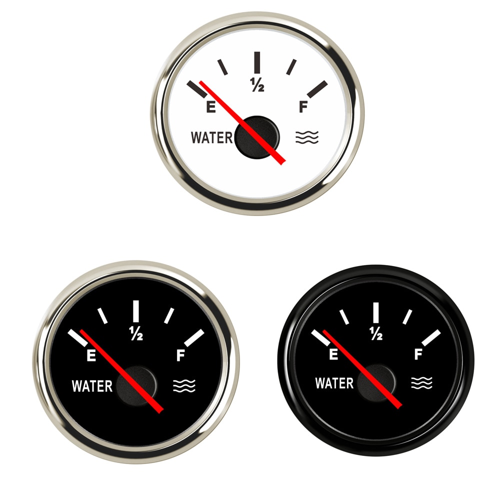 0~190ohm Water Level Gauge Car Boat Water Tank Level Indicator Meter 9~32V With Backlight