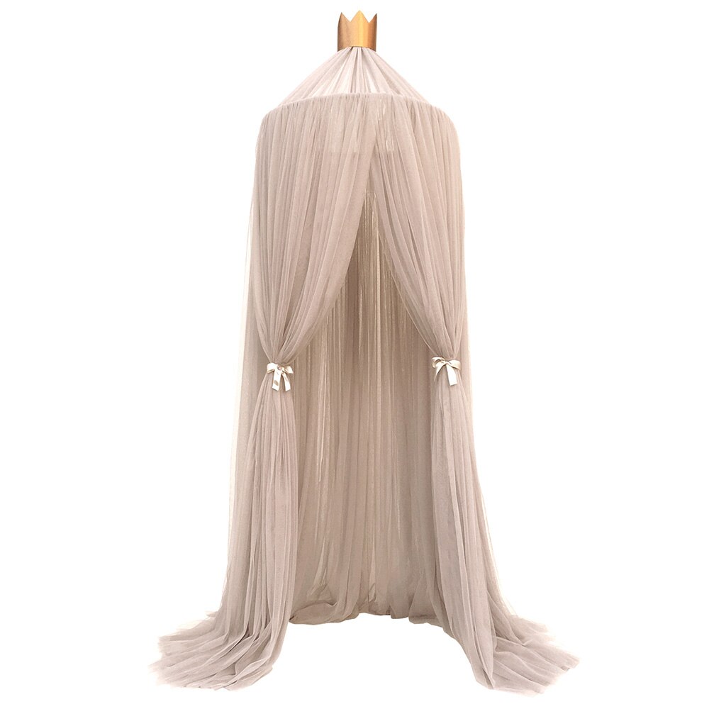 Lettino culla baldacchino zanzariera tenda sospesa tende di Tulle per telecamera da letto tenda da gioco per bambini telecamera dei bambini: Kaki scuro