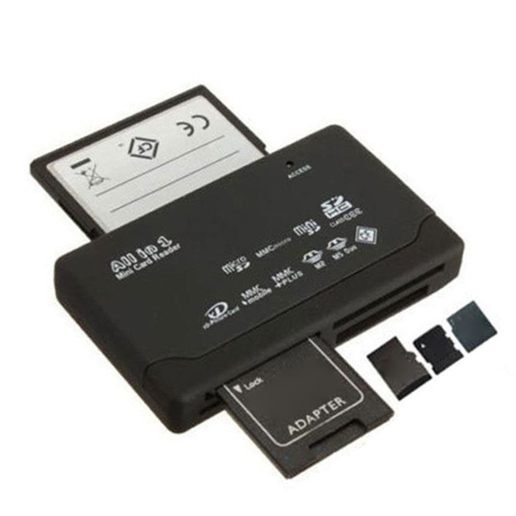 All-In-One Memory Card Reader For USB External Mini Micro SD SDHC M2 MMC XD CF