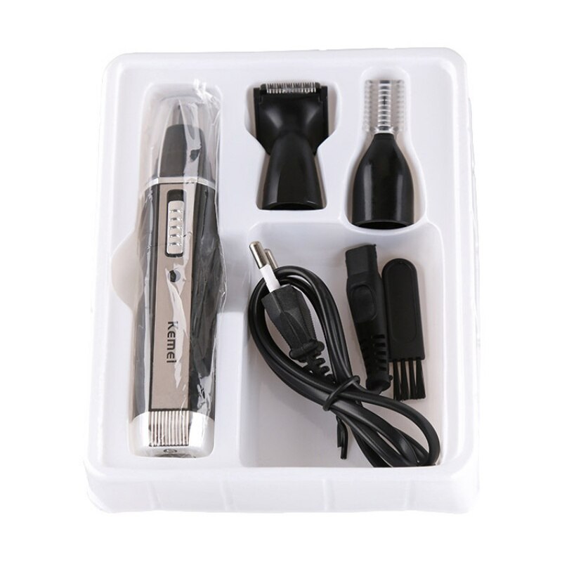 Tondeuse à sourcils Rechargeable sans fil 3 en 1 pour hommes, rasoir pour le nez, les oreilles, le visage et les sourcils, US
