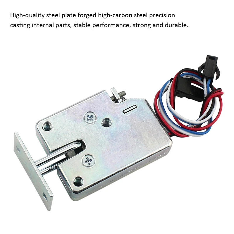 Cerradura eléctrica DC 5V/DC 12V/DC 24V Mini tamaño pequeño solenoide electromagnético Control eléctrico cerradura del cajón del gabinete