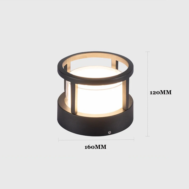 Waterdichte vochtbestendige led-wandlamp Retro buitenlamp Balkon Patio Buitenwandlampen Patio Terras Buitenwandlampen: changeable