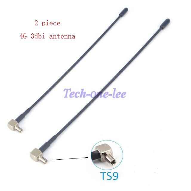 2 pcs 4G Antena 3dbi TS9 Plugue Macho Router Modem Huawei para E398 E3276 E392 E3272 E5573 E5786 E5372 e8372