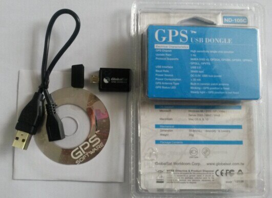 GlobalSat ND-105C em vez ND-100S Receptor GPS USB Dongle para o portátil Notebook Computador Tablet Telefone Inteligente 100% Novo & Original