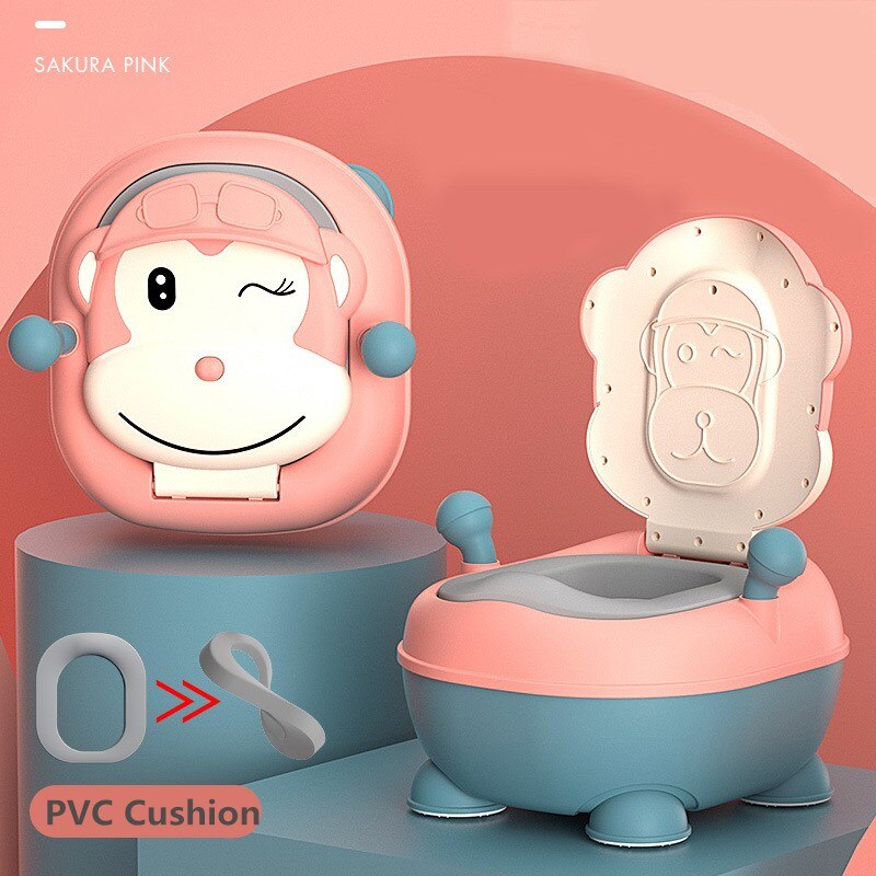 Baby Töpfchen Baby Toilette Tragbare Auto Töpfchen Art Topf Toilette Ausbildung Für Jungen Mädchen freundlicher Stuhl Wc Sitz freundlicher töpfe Bettpfanne: PVC Rosa