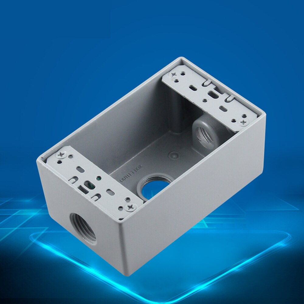 118mm us Socket Switch Box, aluminum cast iron mounted box US standard wall switch bottom box