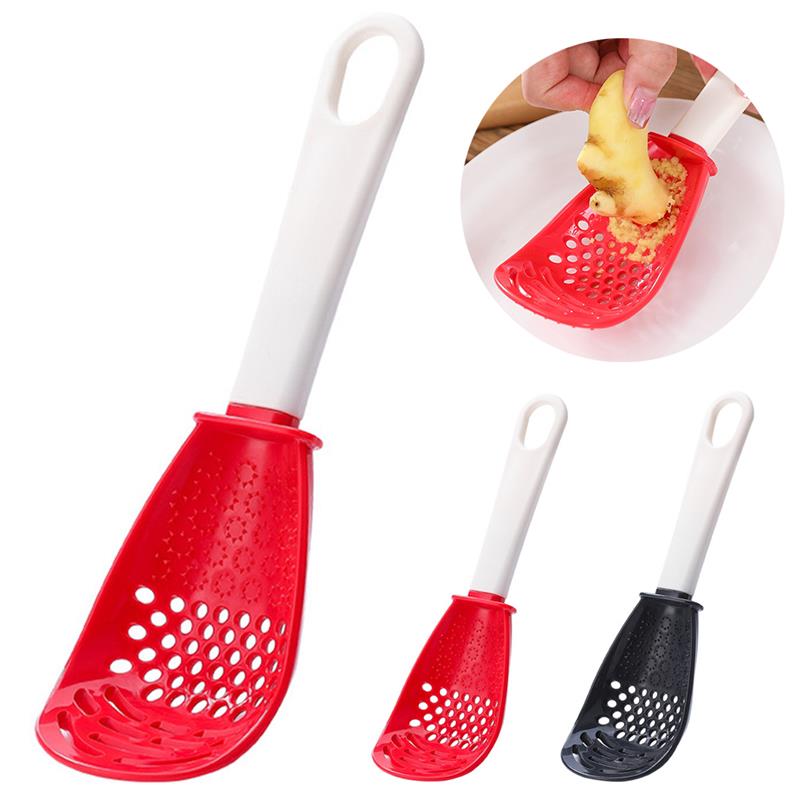 Cocina triturador portátil multipropósito de machacador de cocina triturador de cocina cuchara colador herramientas