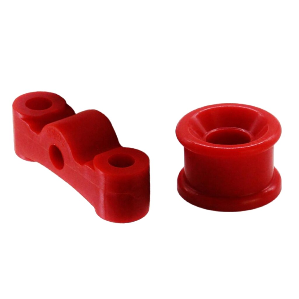 2X Red Polyurethane Shifter Bushing Kit For 1988-2000 CIVIC B16 B18