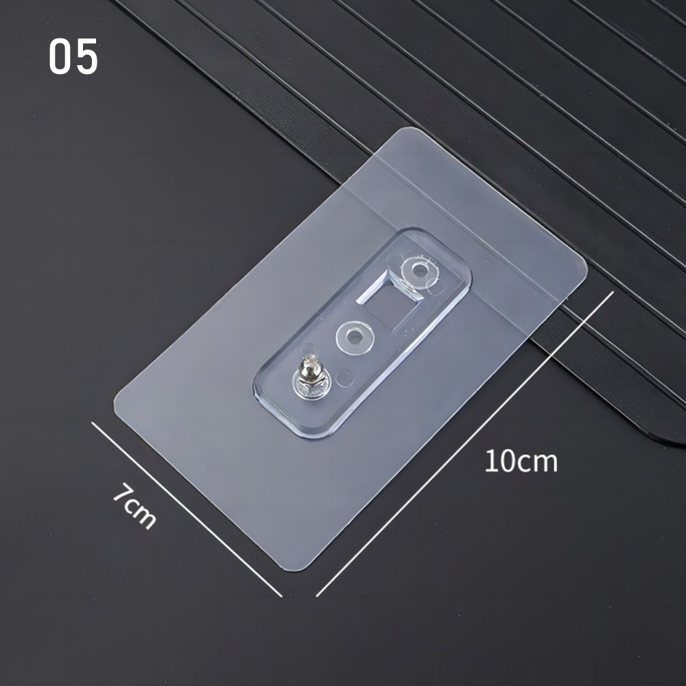 Variable Distance Double Hole Screw Sticker Wall Hanger No Punching Traceless Nail Screw Hook Wall Picture Hanger: Dark Khaki