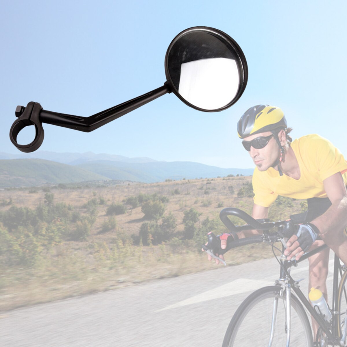 2pc Adjustable Universal Handlebar Rearview Mirror 360° Rotate Bike Rear View Mirror for Mountain Road Bikes Cycling Bicycle A20