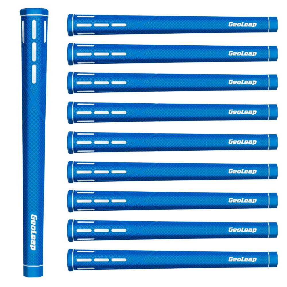 Geoleap TPE Golg Grips Hexagonal Golf Club Grip Non Slip Grip Standard, 7 Colors to Choose,10pcs