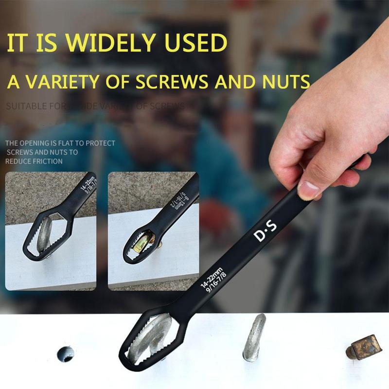 universal wrench multi-function fast pressure wrench For nuts wrench bolts and socket head spanner adjustable Z0J4