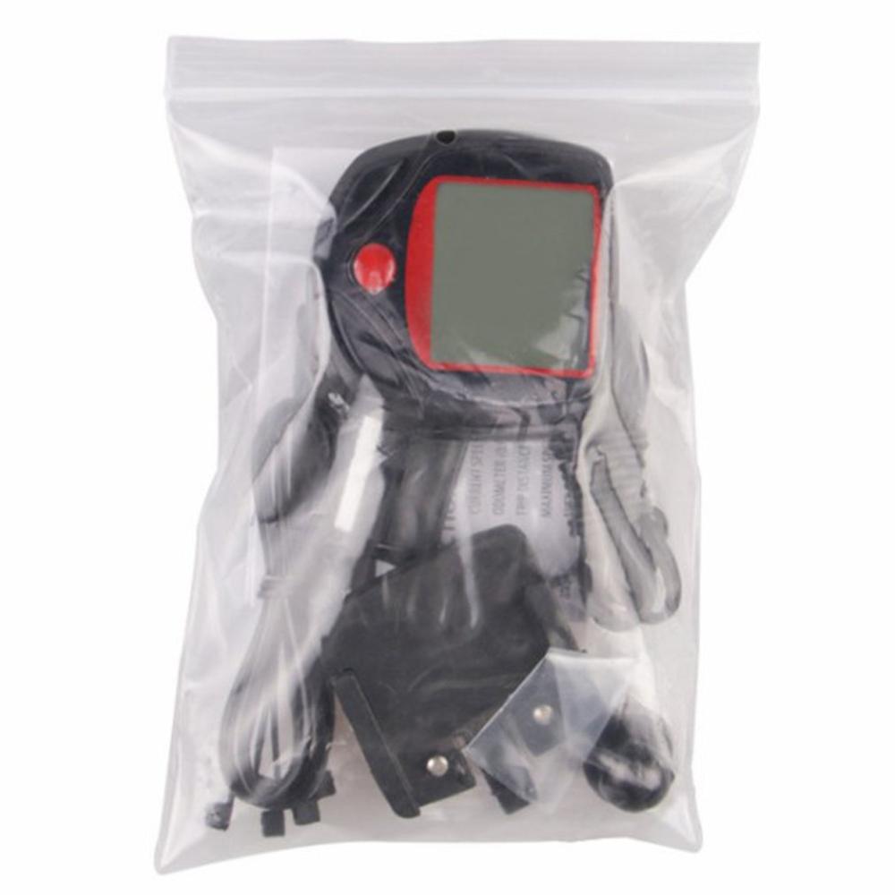Fiets Computer Met Lcd Digitale Display Waterdicht Fiets Snelheidsmeter Fietsen Stopwatch Rijden Accessoires Tool