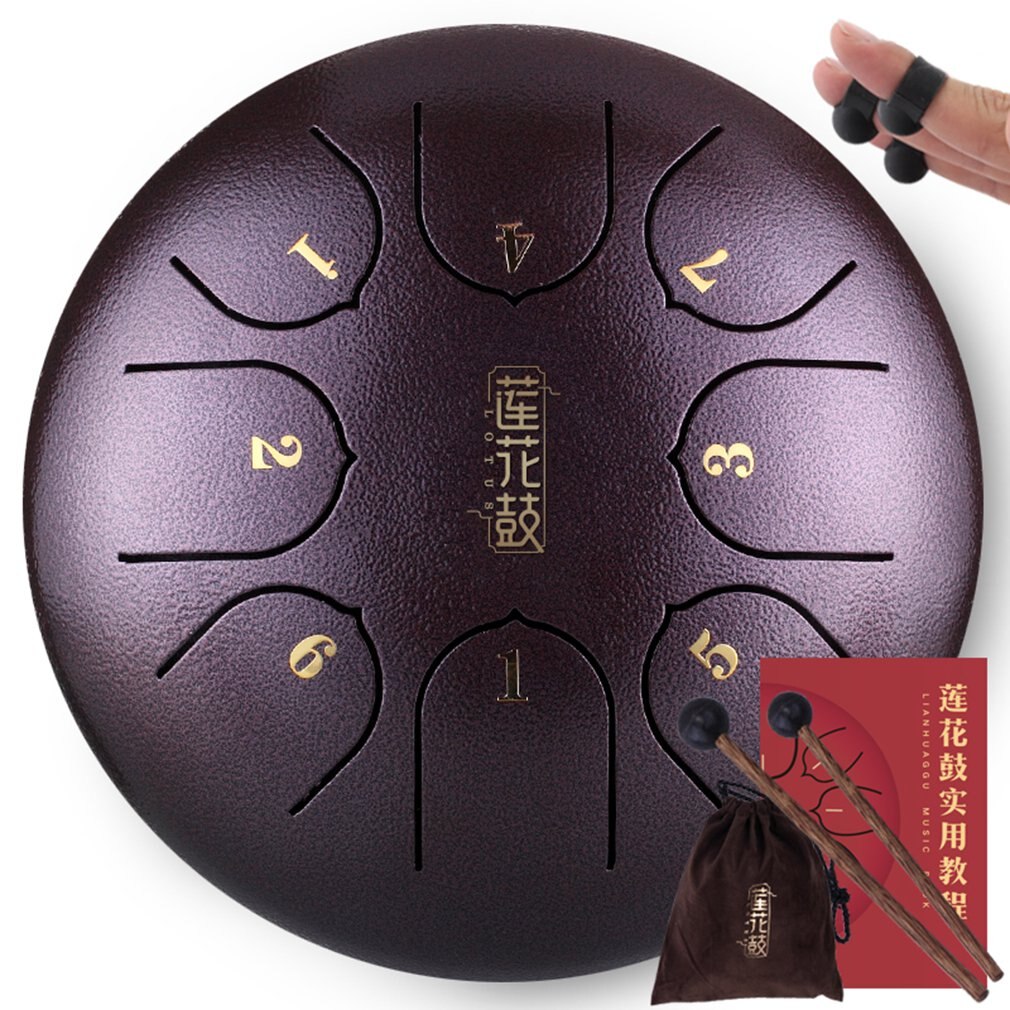 Pusty bęben spirytusowy 6 Cal 8 tona stalowy bęben językowy z akcesoria muzyczne dla dzieci instrumenty muzyczne