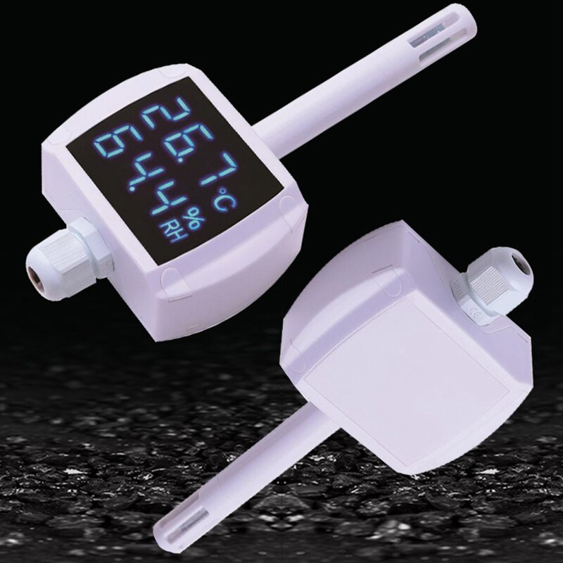 Wall-Mounted Temperature and Humidity Transmitter Duct Sensor