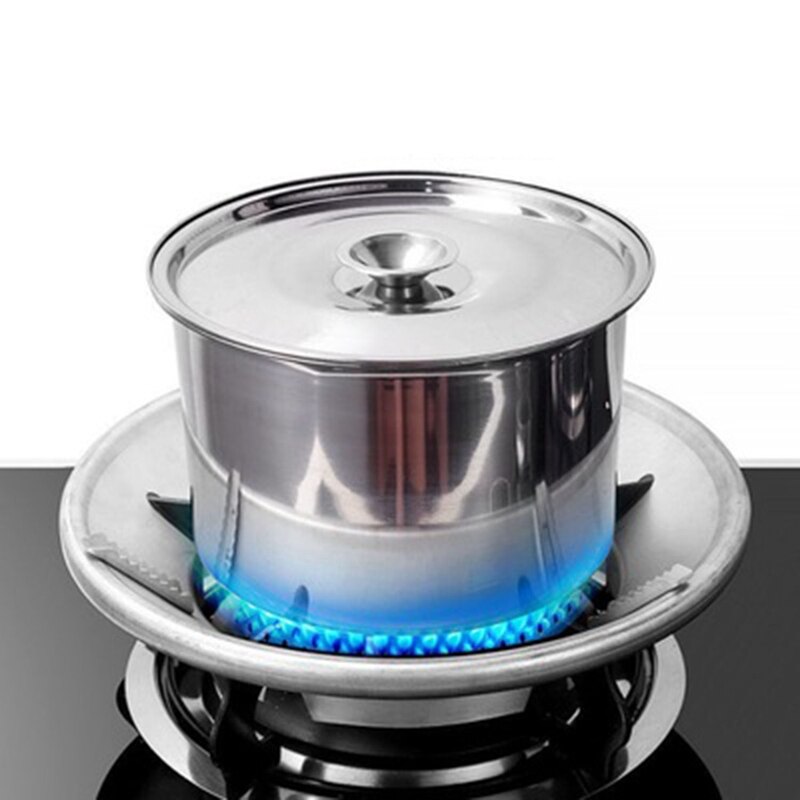 Energiesparende Abdeckung, Feuerfeste und Winddicht Abdeckung, Windschutzscheibe, Gasherd, Winddicht Halterung, 4 Öffnungen