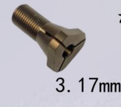 Zubehör für Scheibenklingen, Abdeckung für Schleifmaschinen, Staubwelle, Schutzkappe, abgeschirmtes Mikro-Winkelschleifer-Klemmfutter, 2,35 3,0 3,17 mm: Grau