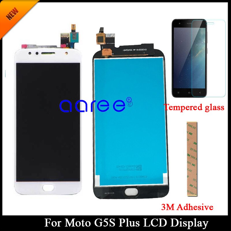 Testati al 100% di Grado AAA Display LCD Per Moto G5S Più LCD Per Moto G5S Più Display LCD Touch Screen Digitizer montaggio