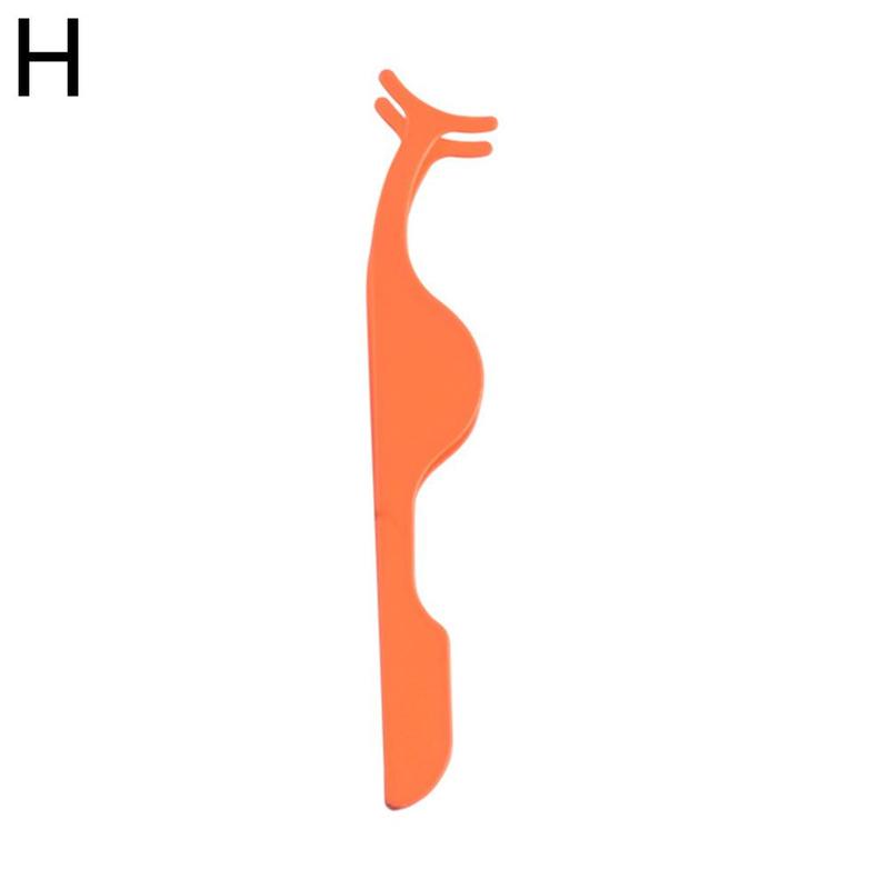 Pinzette per ciglia finte applicatore per ciglia finte estensione ciglia bigodino pinza ausiliaria pinza per trucco strumenti 1 pz: H