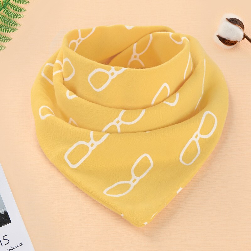 45*31 Cm Zachte Katoenen Bandana Baby Slabbetjes Double Layer Baby Baberos Burp Doek Voeden Kiel Gesp Peuter Sjaals dribble Handdoeken: 19