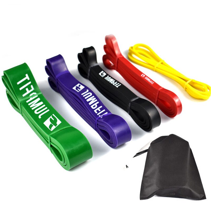 Sæt af naturlig latex atletisk gummi pull up hjælpe bånd træning modstand bånd træning krop stretch power fitness tyggegummi