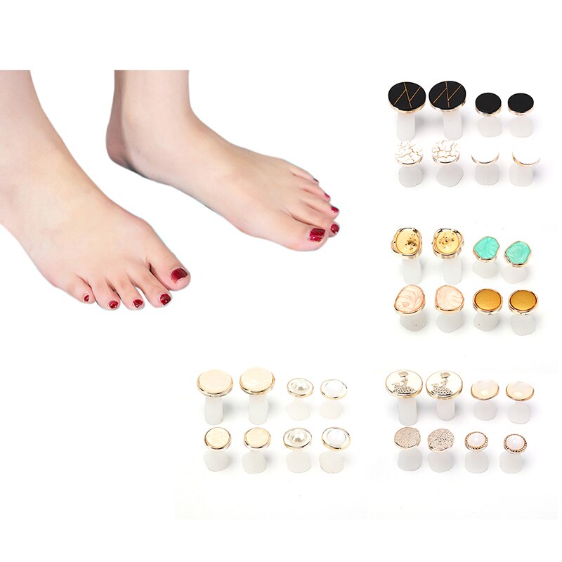 1 Set Soft Silicone Finger Toe Separators Spacers CushionsToes Dividers DIY Tools