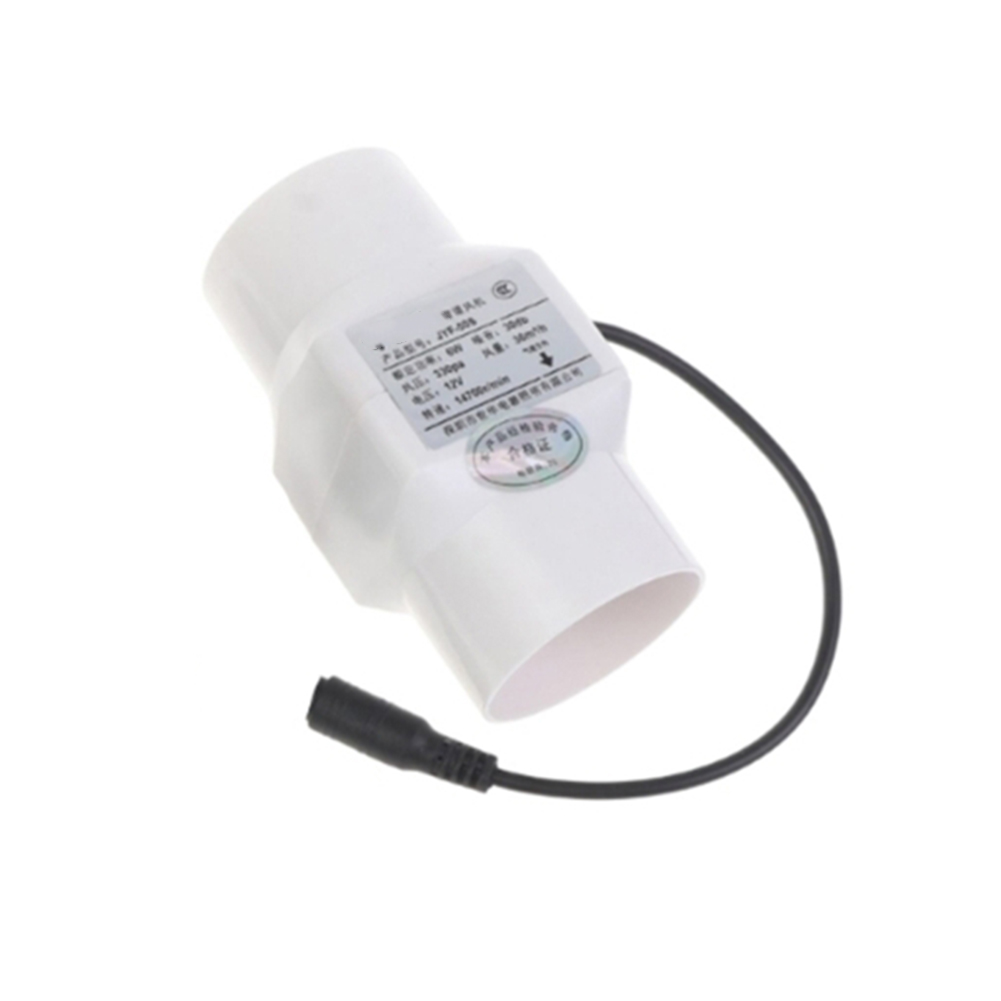 Nowy Wentylator Kanałowy Mocny Wsuwany Wentylator Wyciągowy 12V 6W Dmuchawa Kanałowa 50mm Wentylator Wyciągowy Powietrza robić Wnętrz robić Warsztatu Piwnicy Namiotu Wentylacja: BIAŁY