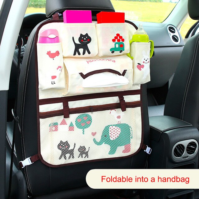 Baby Auto Cartoon Auto Seat Terug Storage Hang Bag Organizer Auto-Styling Product Opruimen Baby Care Interieur Achterbank protector: Classic 11