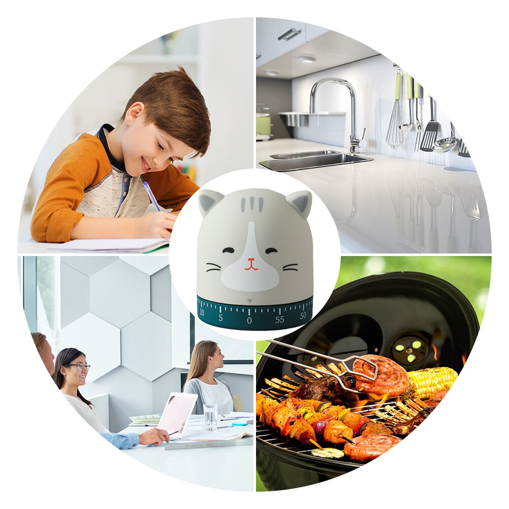 Keuken Koken Timer Leuke Kat Keuken 60 Minuten Timer 360 Graden Roterende Tfor Bakken En Kokend Timer Bakken Timer Alarm